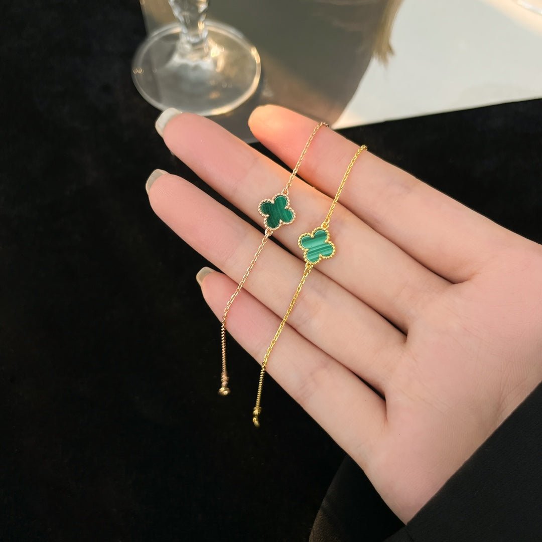[Elite]CLOVER BRACELET MALACHITE 1 MOTIF