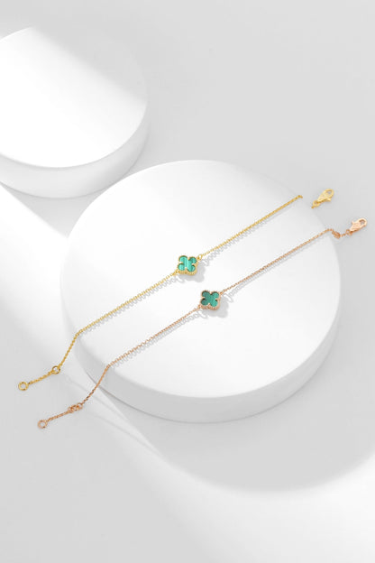 [Elite]CLOVER BRACELET MALACHITE 1 MOTIF