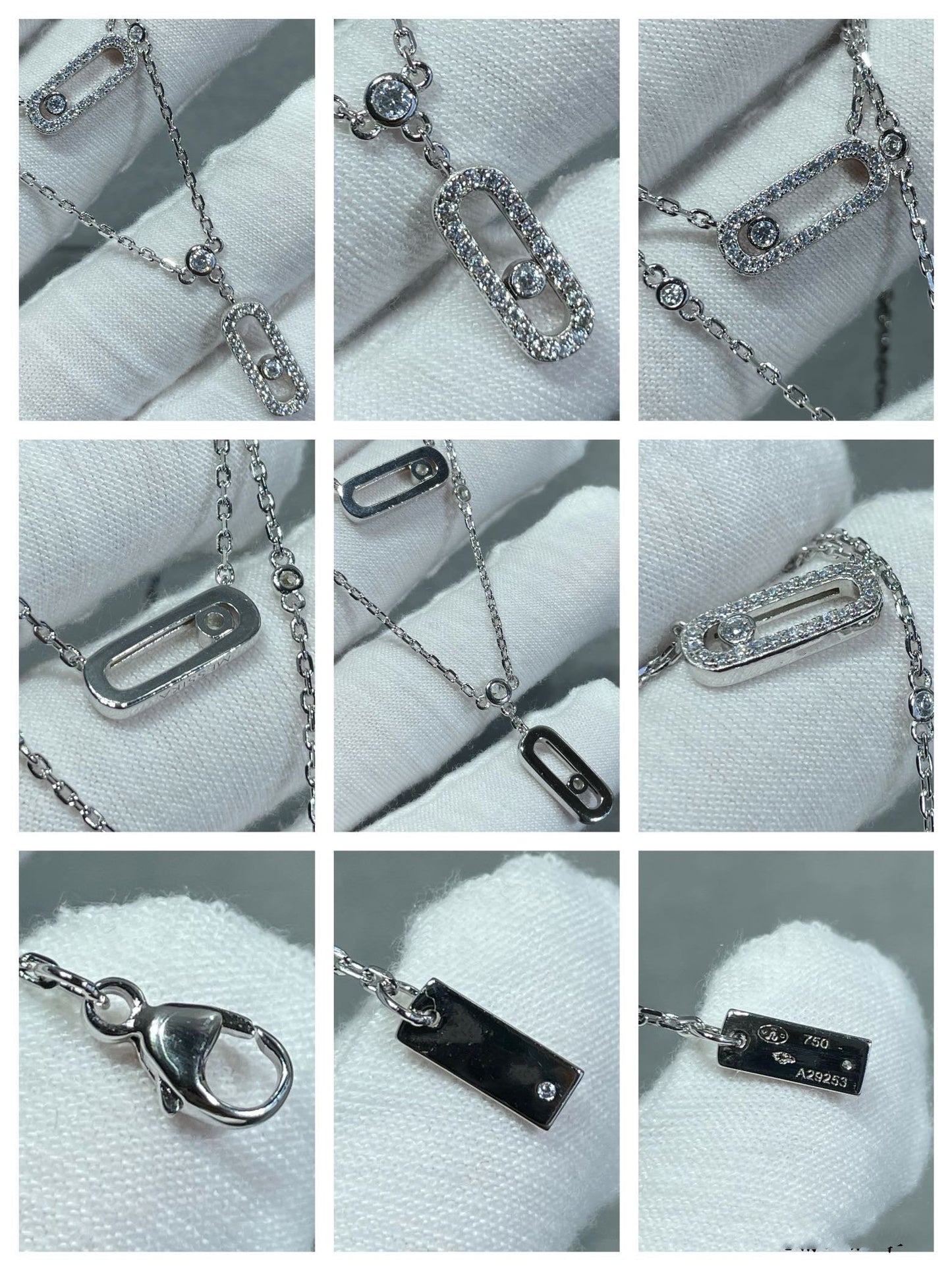 [Elite]MOVE 2 ROW DIAMOND NECKLACE