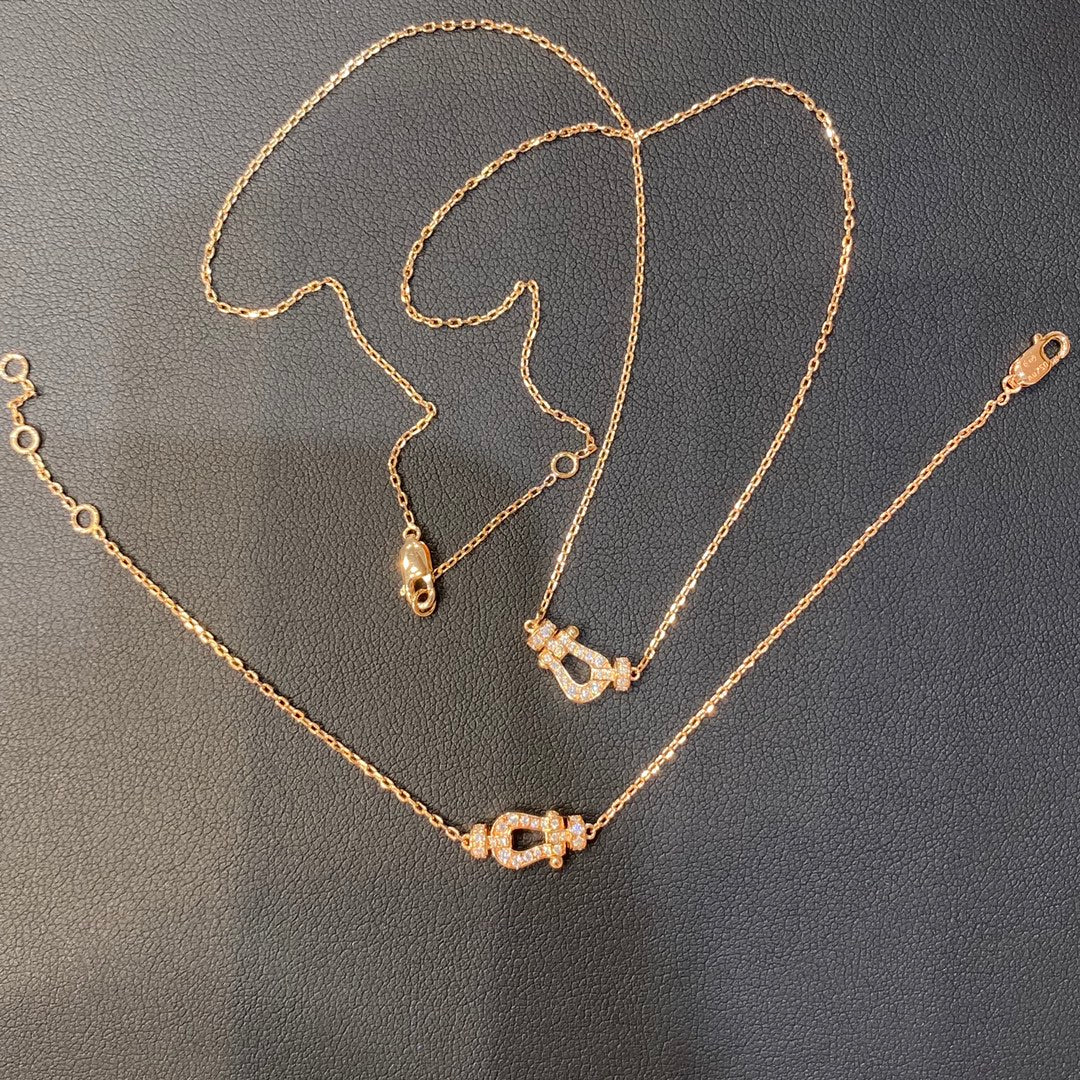 [Elite]FORCE 10 DIAMOND PINK GOLD NECKLACE MINI MODEL