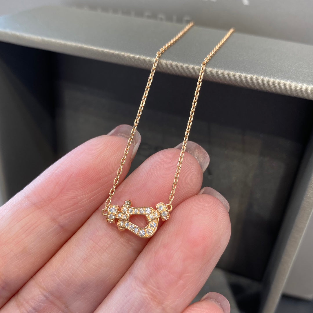 [Elite]FORCE 10 DIAMOND PINK GOLD NECKLACE MINI MODEL