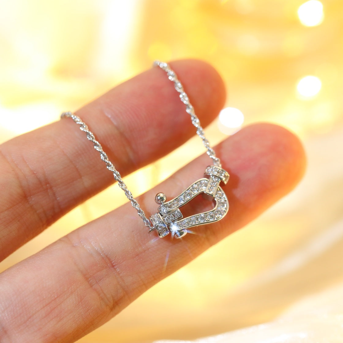 [Elite]FORCE 10 DIAMOND SILVER NECKLACE MINI MODEL