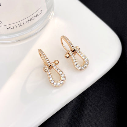 [Elite]FORCE 10 FULL DIAMOND DROP EARRINGS MEDIUM MODEL