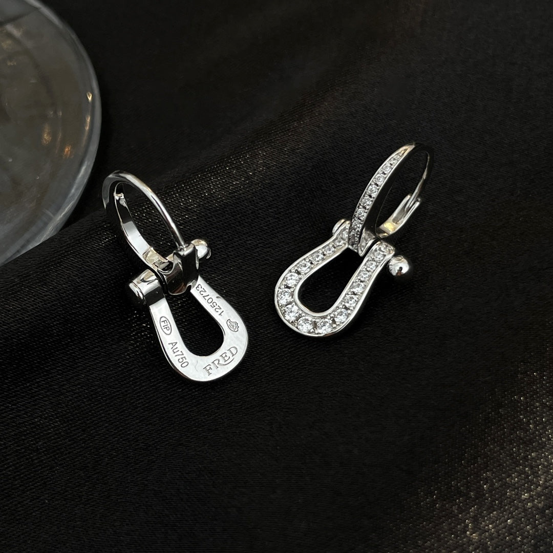 [Elite]FORCE 10 FULL DIAMOND DROP EARRINGS MEDIUM MODEL
