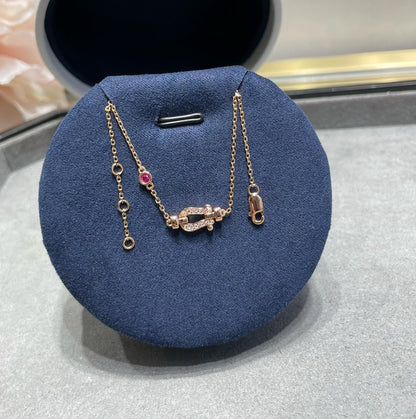 [Elite]FORCE 10 DIAMOND CHAIN LINK PINK GOLD BRACELET