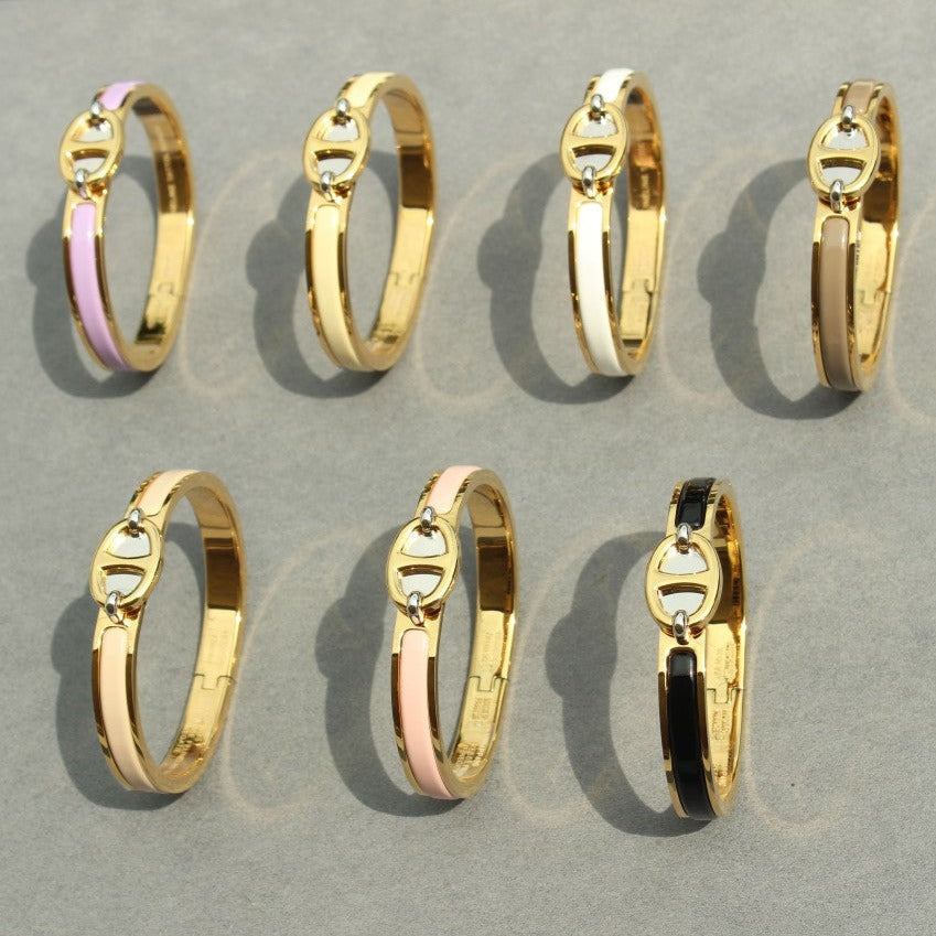 [Elite]CLIC CHAINE GOLD BRACELET