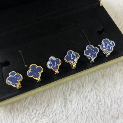 [Elite]CLOVER PIETERSITE MEDIUM STUD EARRINGS