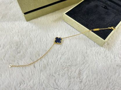 [Elite]CLOVER 1 MOTIF PIETERSITE BRACELET