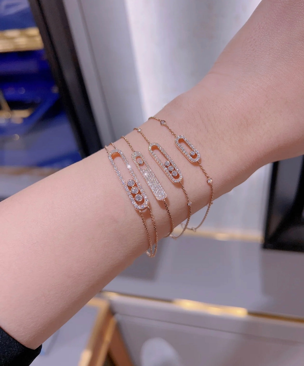 [Elite]MOVE CLASSIQUE DIAMOND PAVED BRACELET