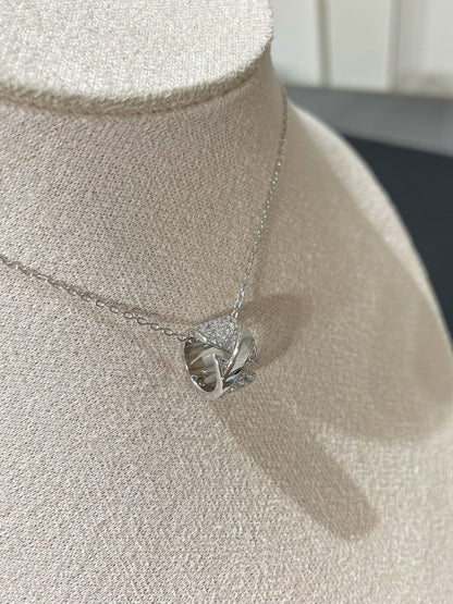 [Elite]LIENS EVIDENCE DIAMOND PAVED NECKLACE