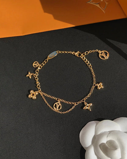 [Elite]BLOOMING PINK GOLD MOP BRACELET