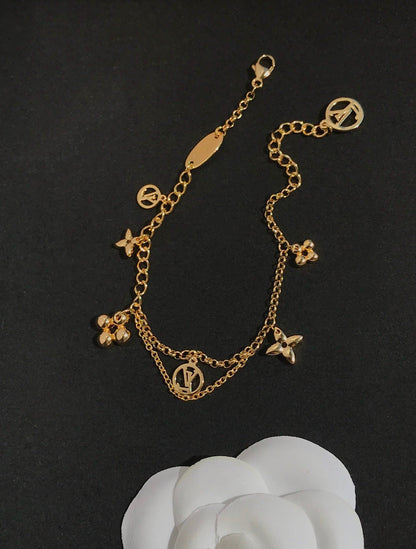 [Elite]BLOOMING PINK GOLD MOP BRACELET