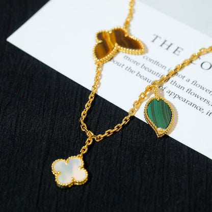 [Elite]LUCKY SPRING 5 MOTIF GOLD BRACELET