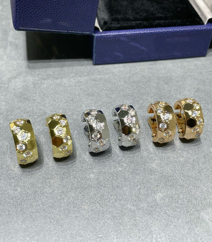 [Elite]BEE LOVE DIAMOND HOOP EARRINGS