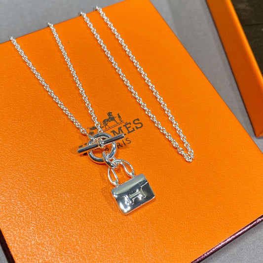 [Elite]CONSTANCE PEDANT SILVER NECKLACE