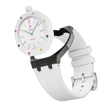 [Elite]Royal Oak Pop Exclusive Bioceramic Case & Silicone Strap Mix Color