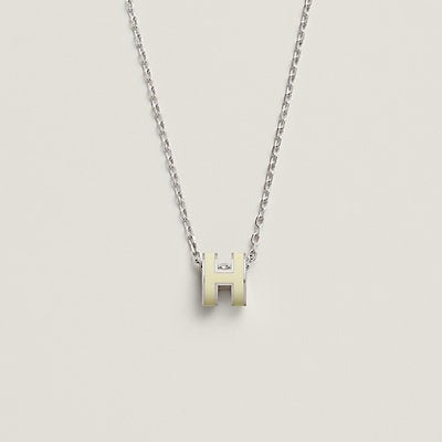 [Elite]HM CLIC YELLOW ENAMEL GOLD NECKLACE