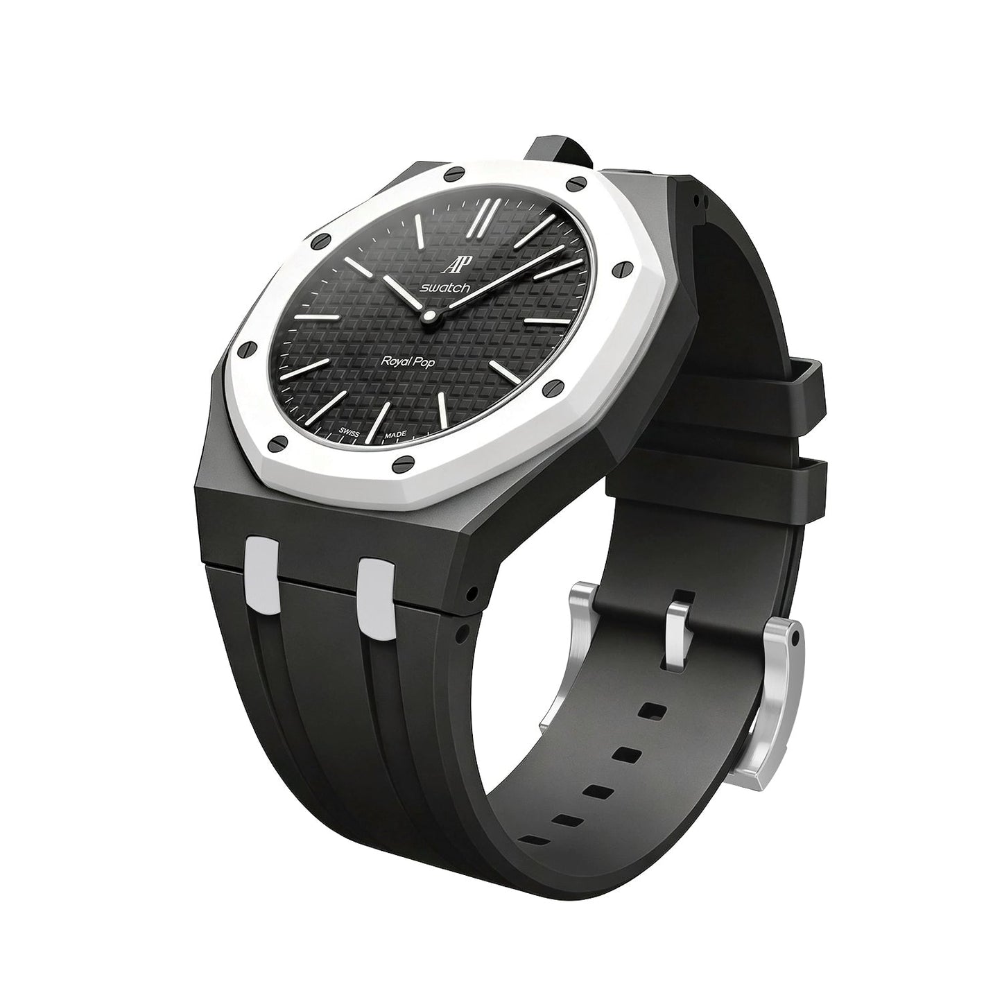 [Elite]Royal Oak Pop Exclusive Bioceramic Case & Silicone Strap Mix Color