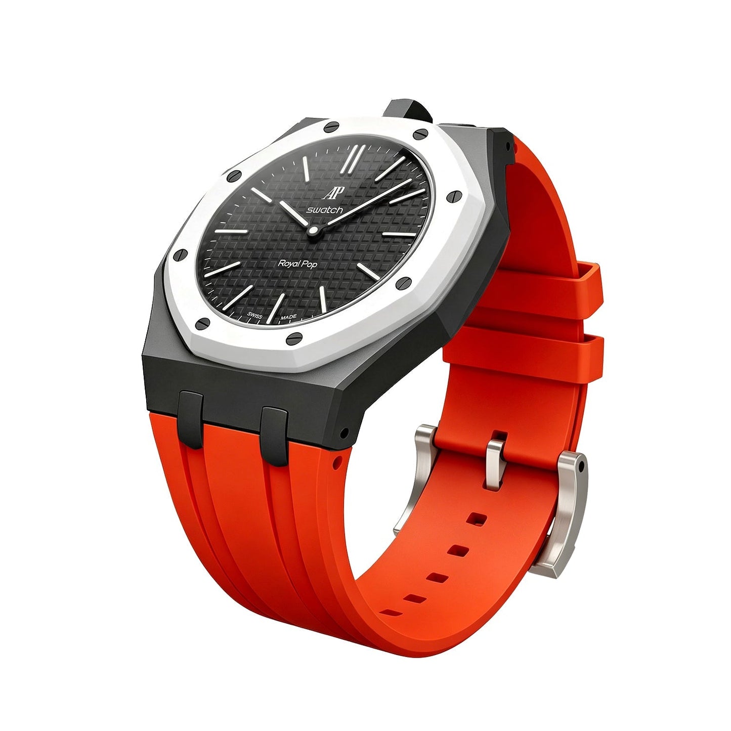 [Elite]Royal Oak Pop Exclusive Bioceramic Case & Silicone Strap Mix Color