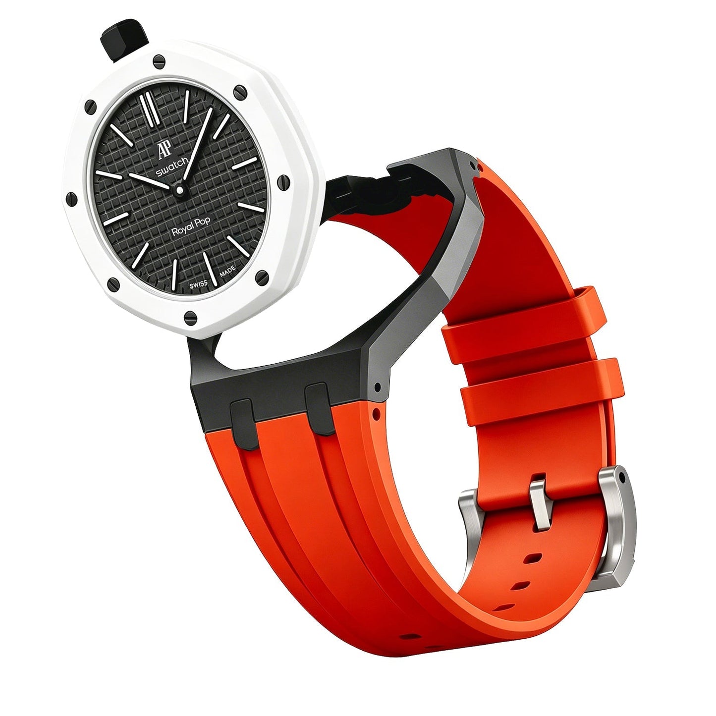 [Elite]Royal Oak Pop Exclusive Bioceramic Case & Silicone Strap Mix Color