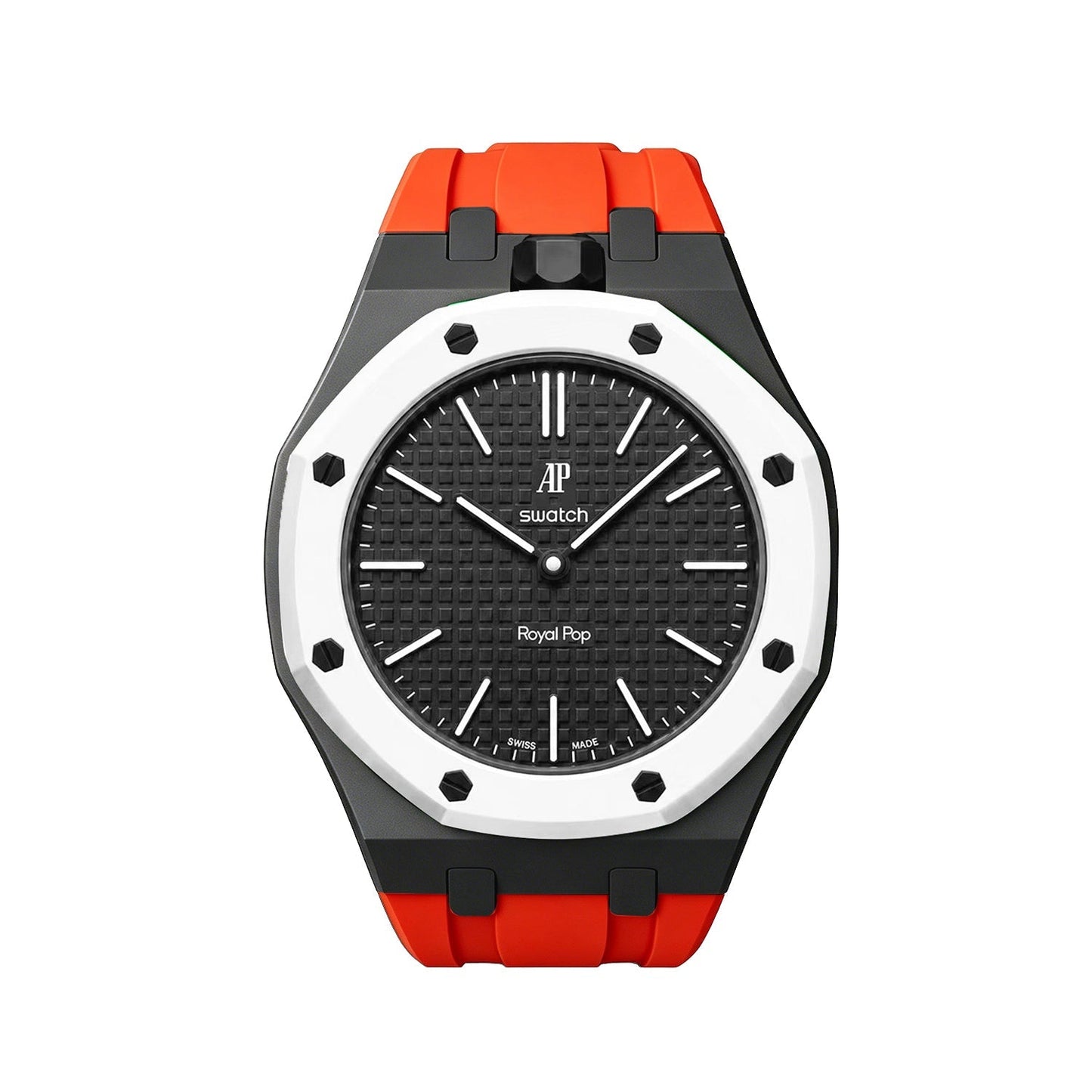 [Elite]Royal Oak Pop Exclusive Bioceramic Case & Silicone Strap Mix Color