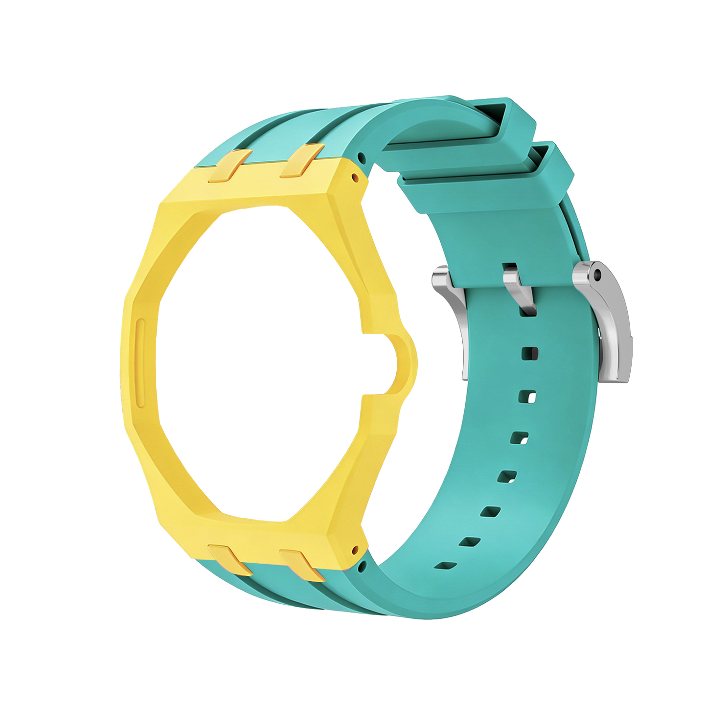 [Elite]Royal Oak Pop Exclusive Bioceramic Case & Silicone Strap Mix Color