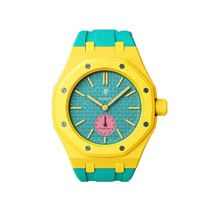 [Elite]Royal Oak Pop Exclusive Bioceramic Case & Silicone Strap Mix Color