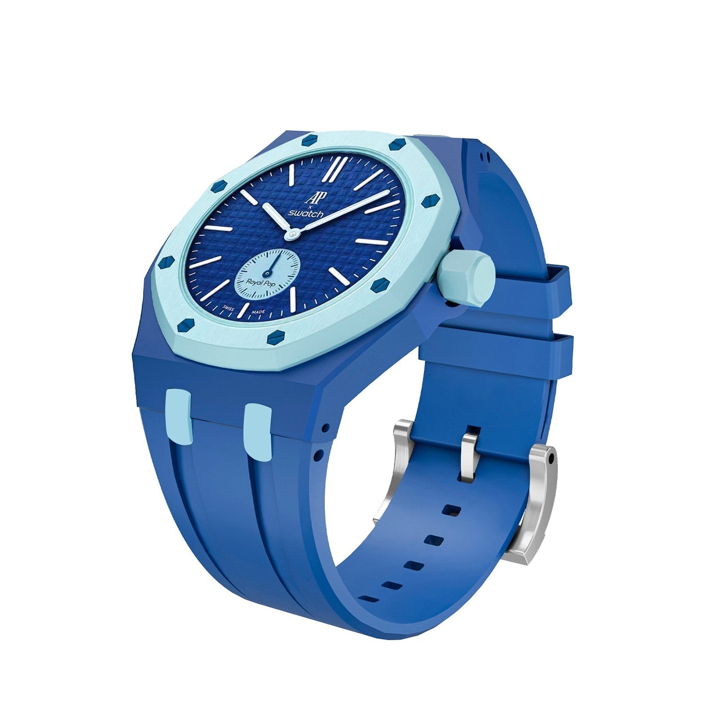 [Elite]Royal Oak Pop Exclusive Bioceramic Case & Silicone Strap Mix Color