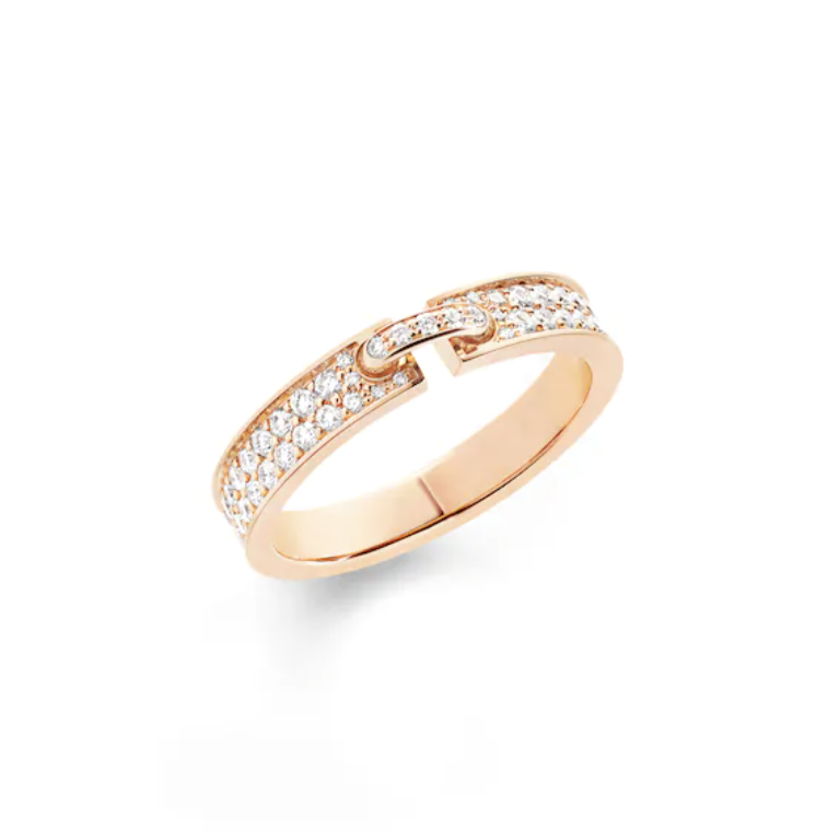 [Elite]ALLIANCE LIENS VIDENCE PAVED DIAMOND 4MM RING