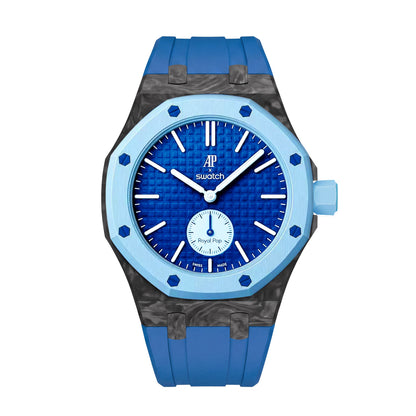 Royal Oak Pop Exclusive Carbon‑fiber Case & Silicone Strap