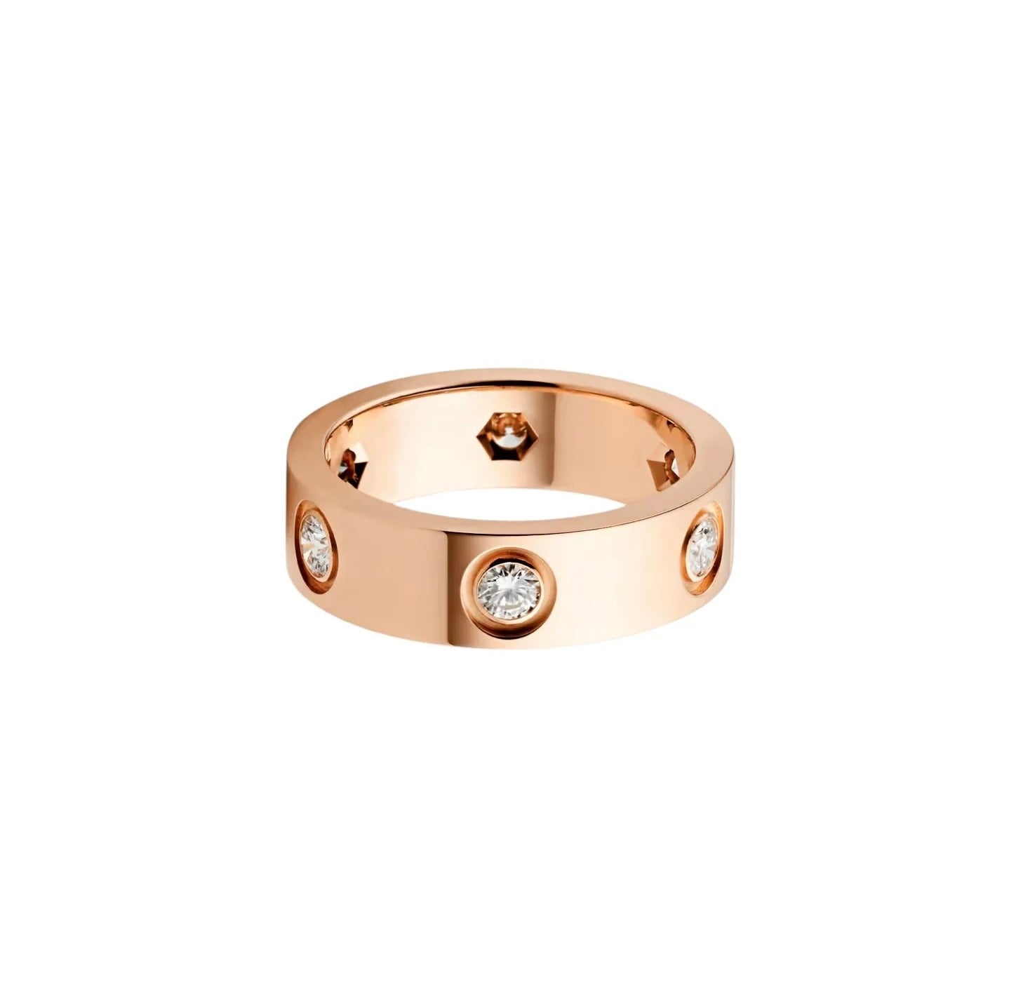 [Elite]LOVE 5.5MM 6 DIAMOND RING