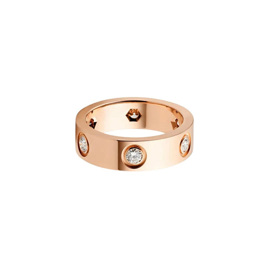 [Elite]LOVE 5.5MM 6 DIAMOND RING