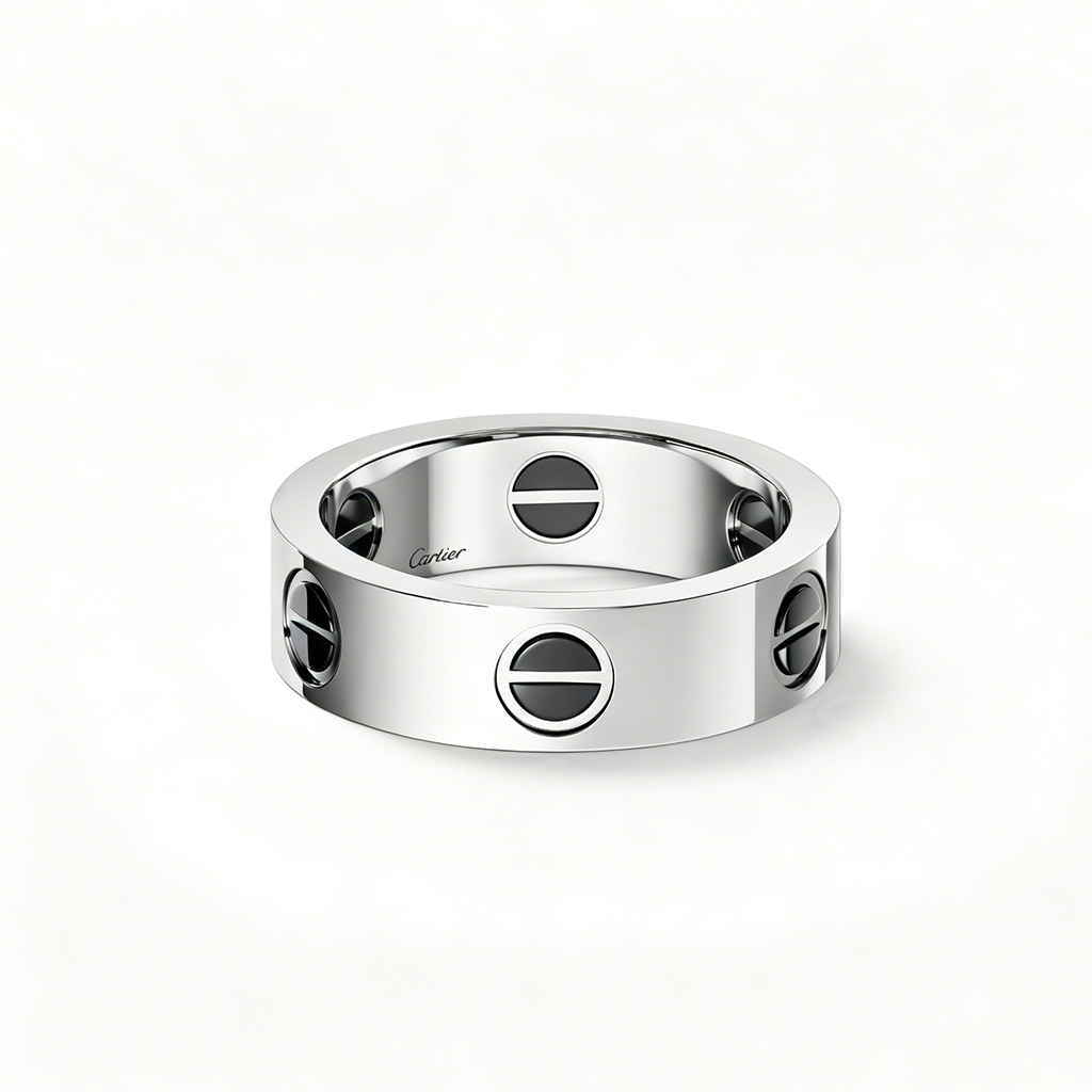 [Elite]LOVE RING 5.5MM NO DIAMONDS  CERAMIC
