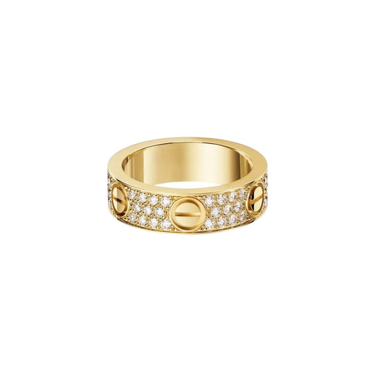 [Elite]LOVE RING 5.5MM DIAMONDS PAVED