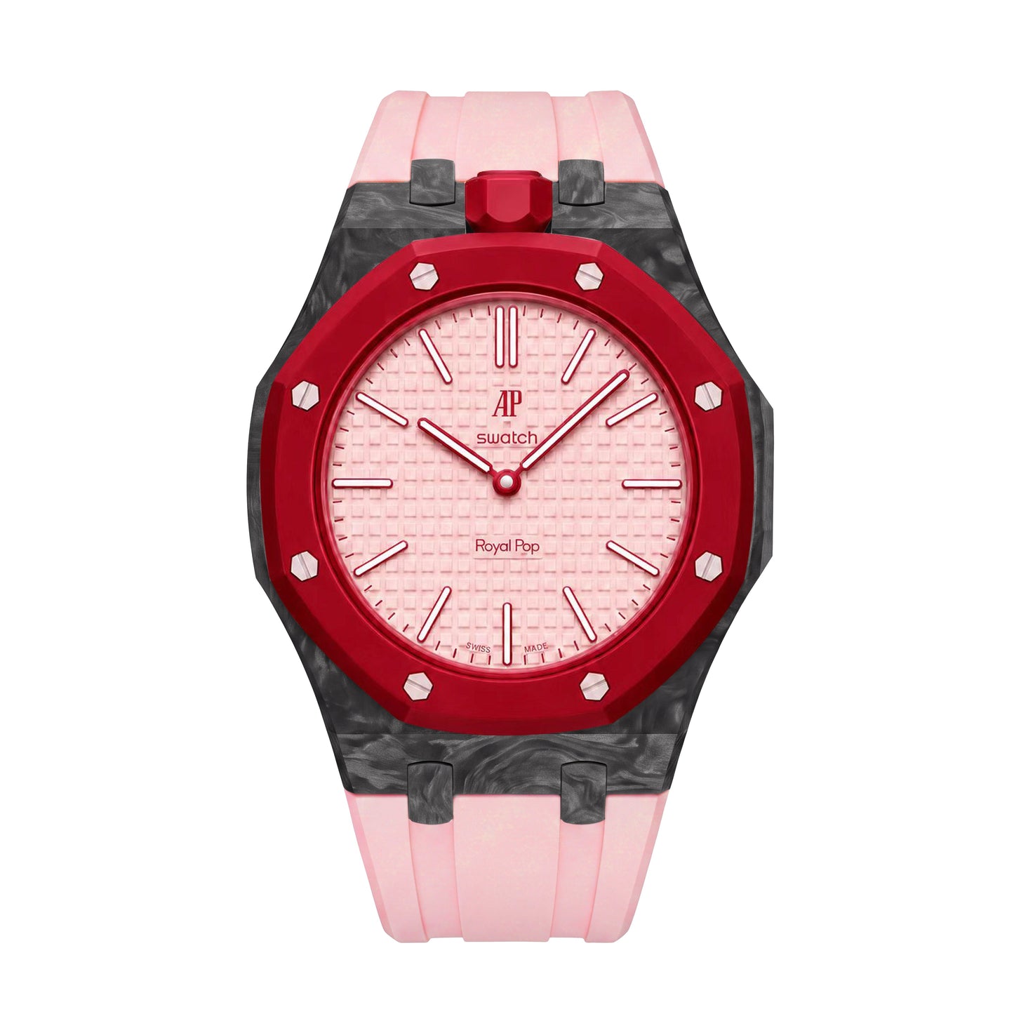 Royal Oak Pop Exclusive Carbon‑fiber Case & Silicone Strap