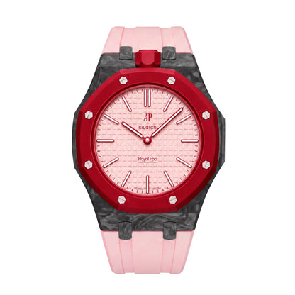 Royal Oak Pop Exclusive Carbon‑fiber Case & Silicone Strap
