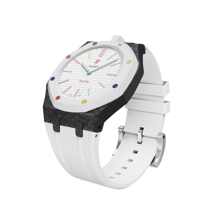 Royal Oak Pop Exclusive Carbon‑fiber Case & Silicone Strap
