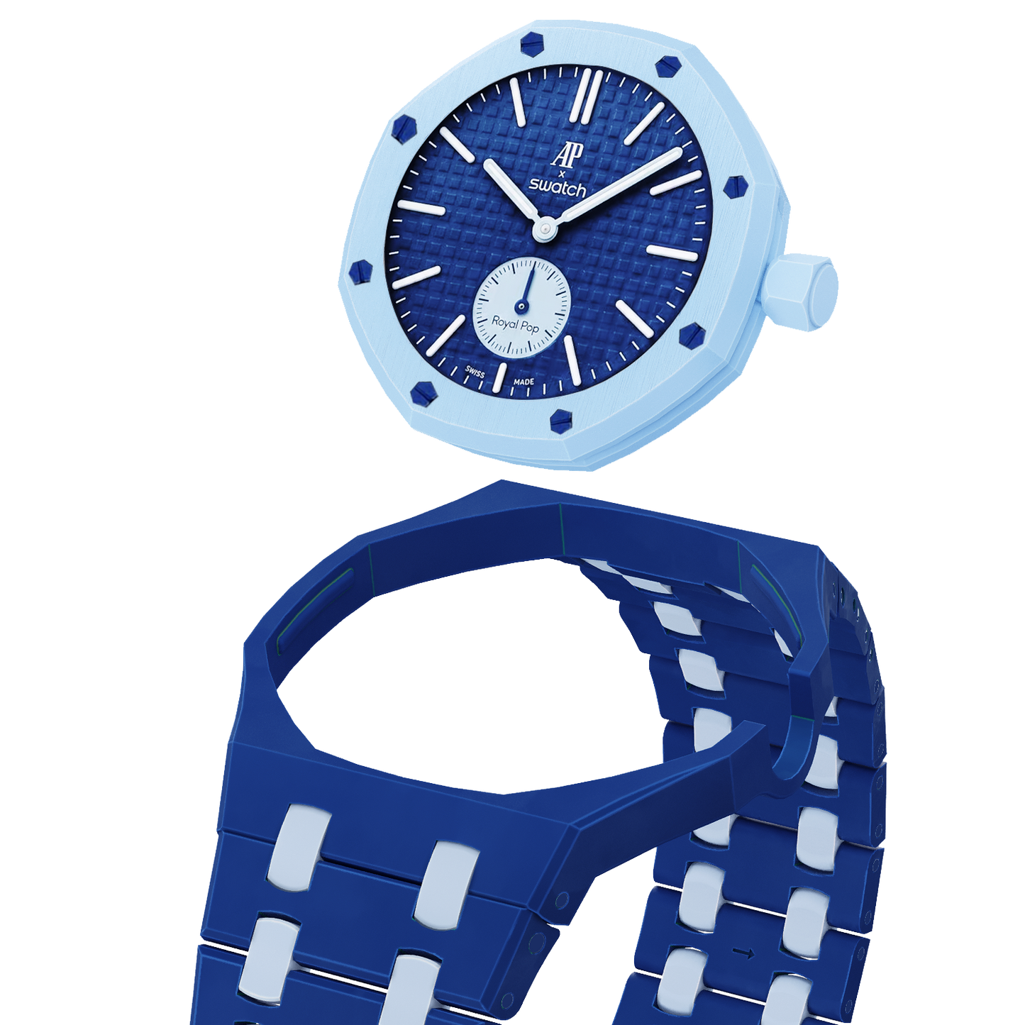 [Elite]Royal Oak Pop Exclusive Bioceramic Case & Bioceramic Strap Mix Color