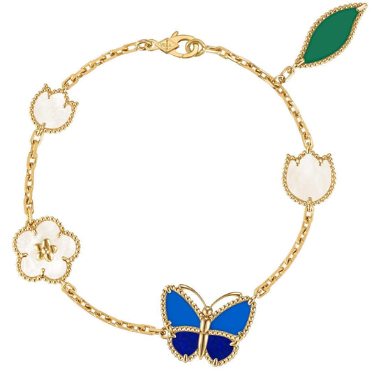 [Elite]LUCKY SPRING BUTTERFLY 5 MOTIF BRACELET