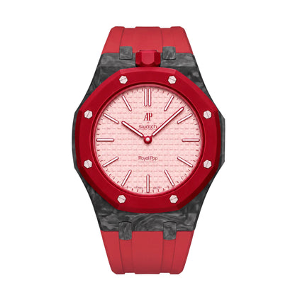Royal Oak Pop Exclusive Carbon‑fiber Case & Silicone Strap