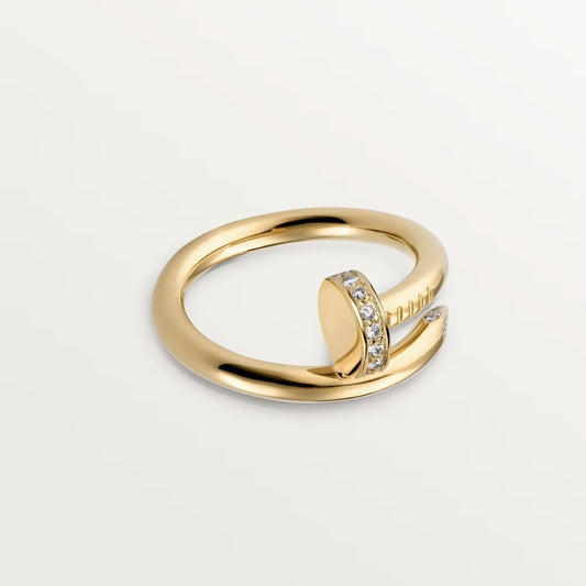[Elite]JUSTE RING 2.6MM HALF DIAMOND