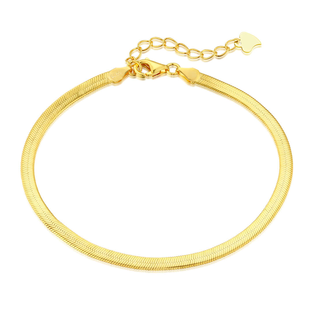 [Elite]Flat Snake Bone Chain Blade Necklace