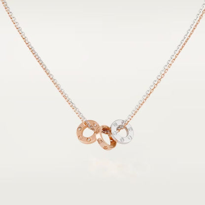 [Elite]LOVE 6 DIAMOND PENDANT NECKLACE