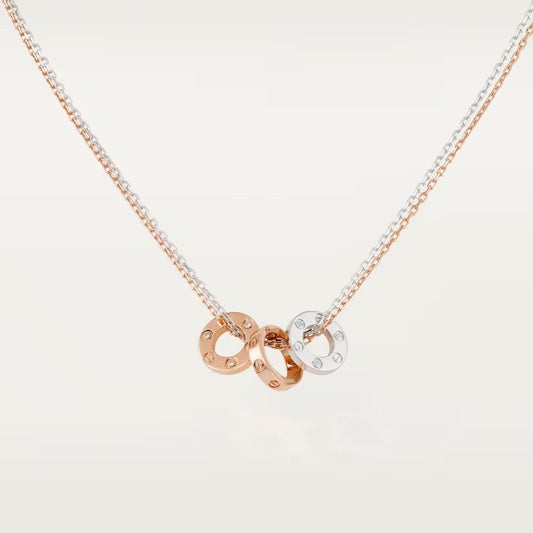 [Elite]LOVE 6 DIAMOND PENDANT NECKLACE