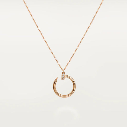 [Elite]JUSTE NECKLACE PINK GOLD