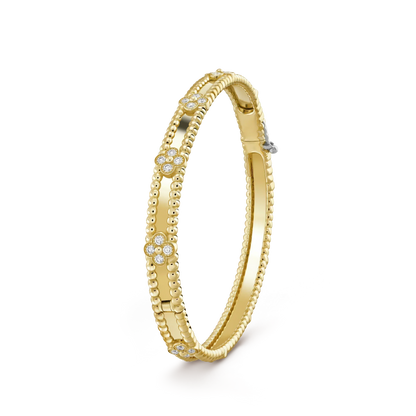 [Elite]CLOVER BRACELET 4MM DIAMONDS