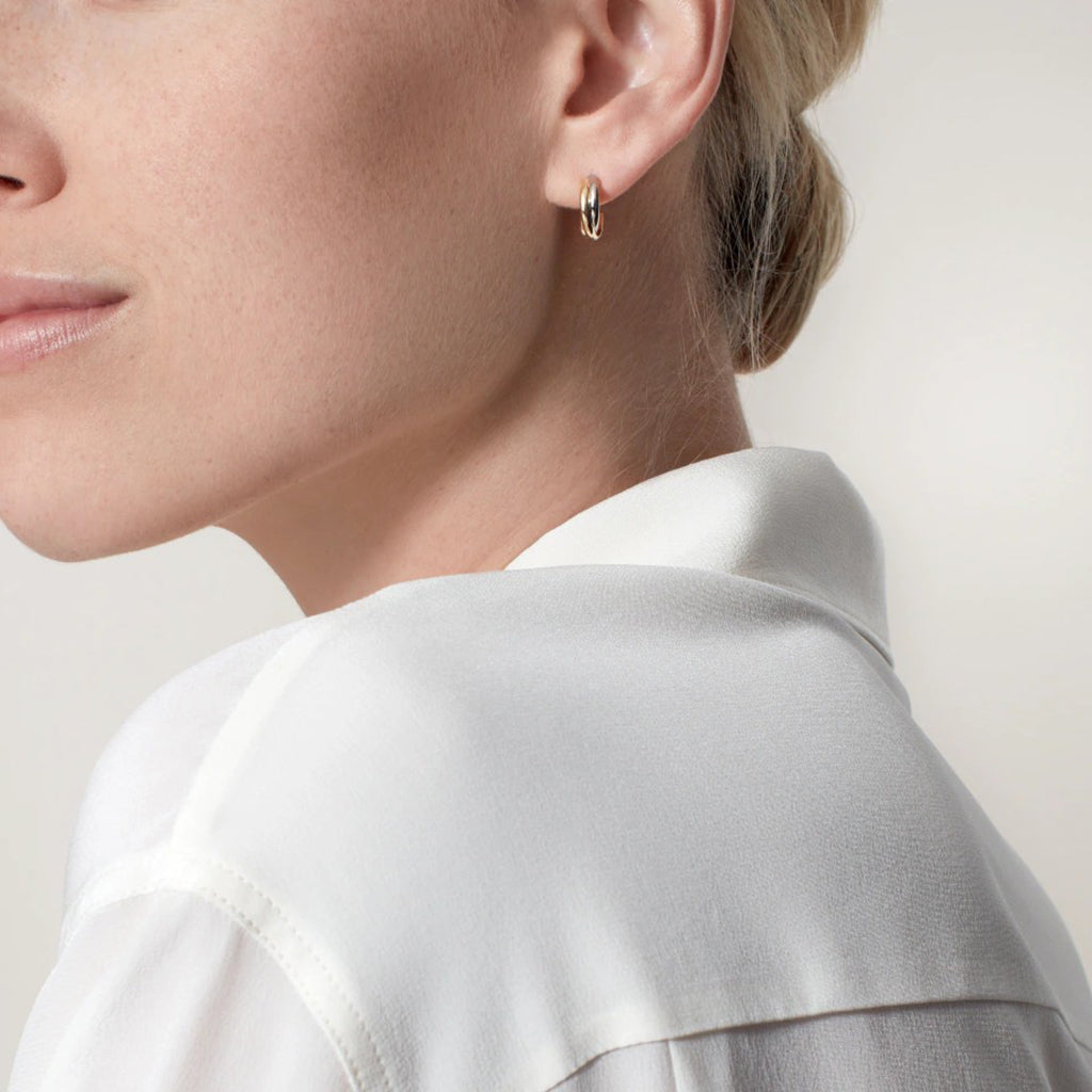 [Elite]TRINITY ON DIAMOND MINI EARRINGS