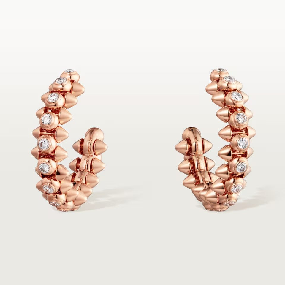 [Elite]CLASH FULL DIAMOND MEDIUM EARRINGS