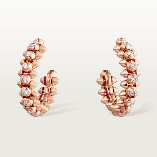 [Elite]CLASH FULL DIAMOND MEDIUM EARRINGS