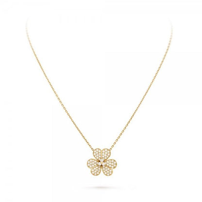 [Elite]FLOWER DIAMOND NECKLACE